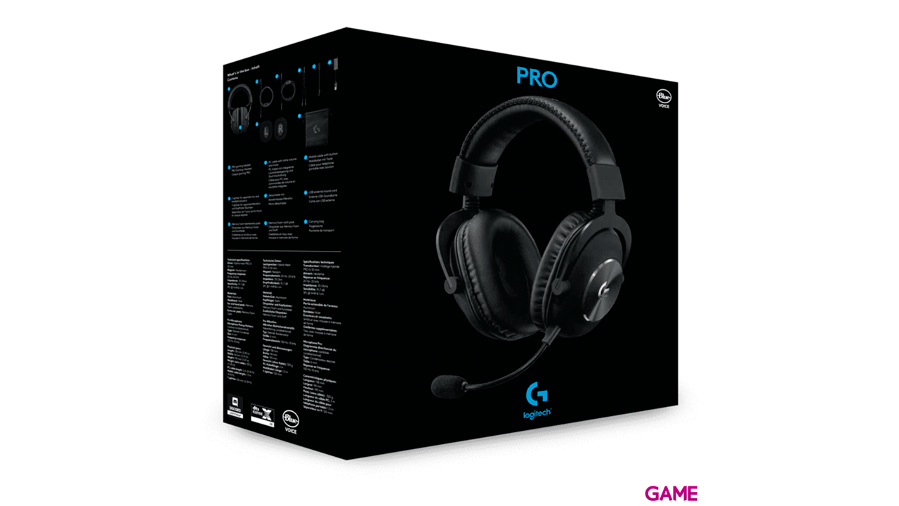 Logitech G PRO Jack-USB PC-PS4-PS5-XBOX-SWITCH-MOVIL- Auriculares Gaming-2