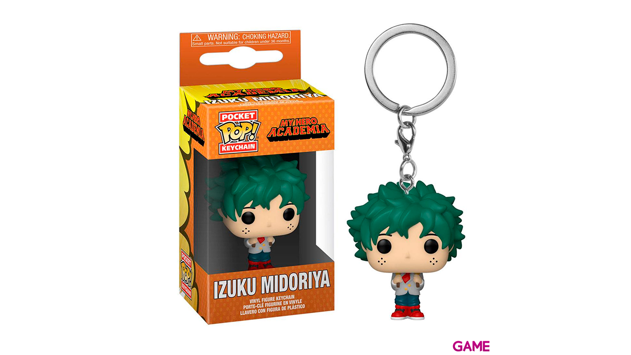 POP Keychain: MHA- Deku in School Uniform-0
