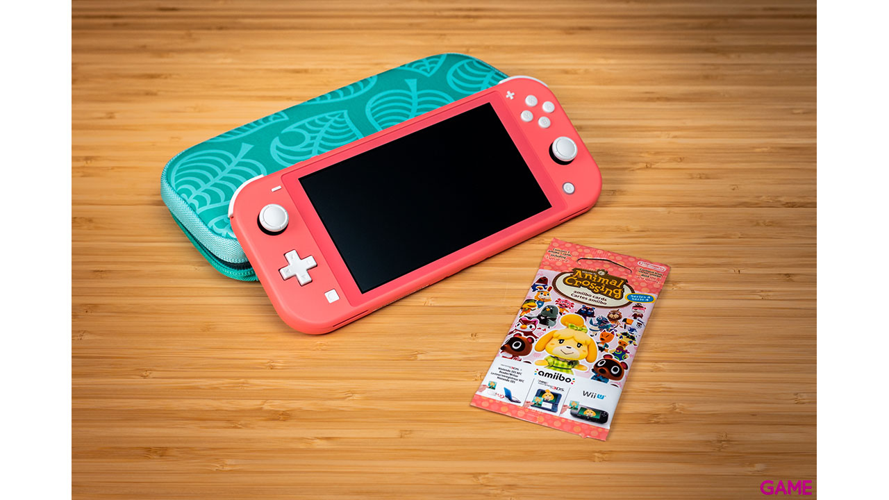 Switch Lite Set (Funda + Protector LCD) Edición Animal Crossing New Horizons-2