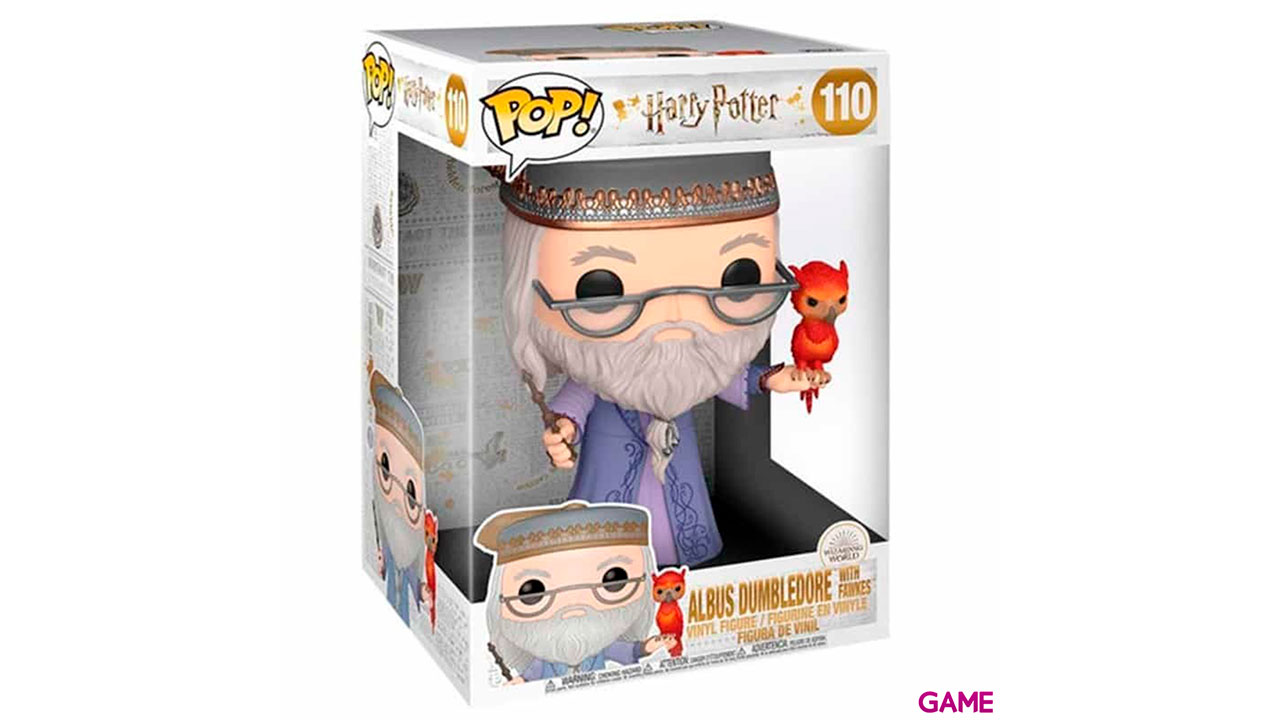 Figura POP Harry Potter: Dumbledore con Fawkes 10