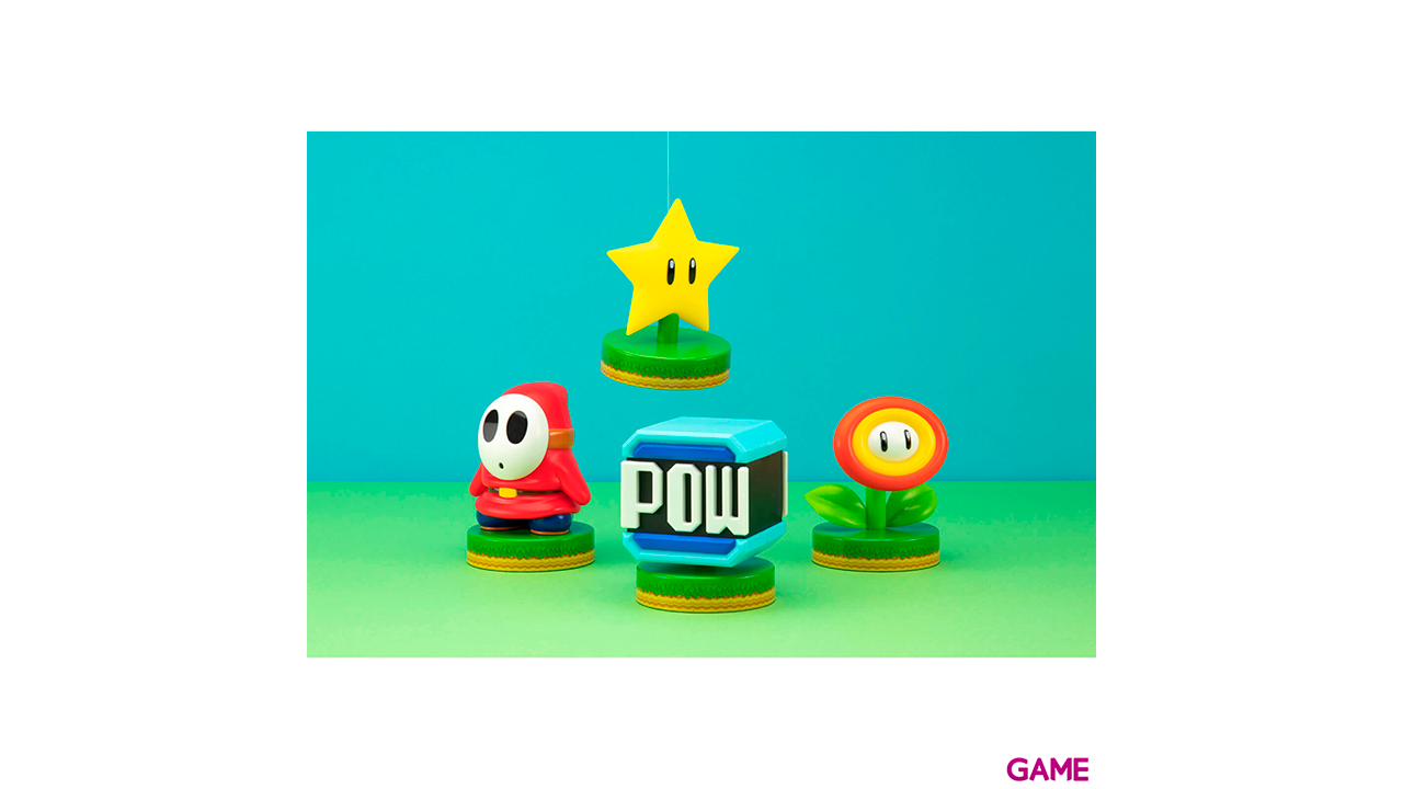 Lámpara Super Mario: Pow Block-3