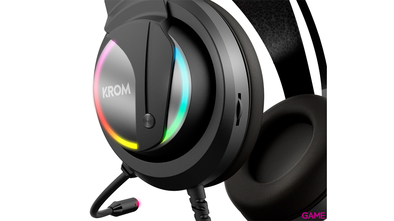 KROM Kappa RGB PC-PS4-PS5-XBOX-SWITCH-MOVIL - Auriculares Gaming-5