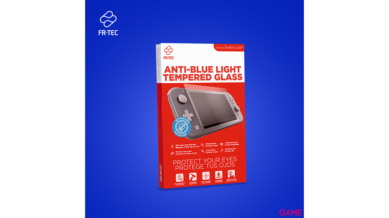 Protector de Cristal Templado anti luz azul para NSW Lite FR-Tec-2