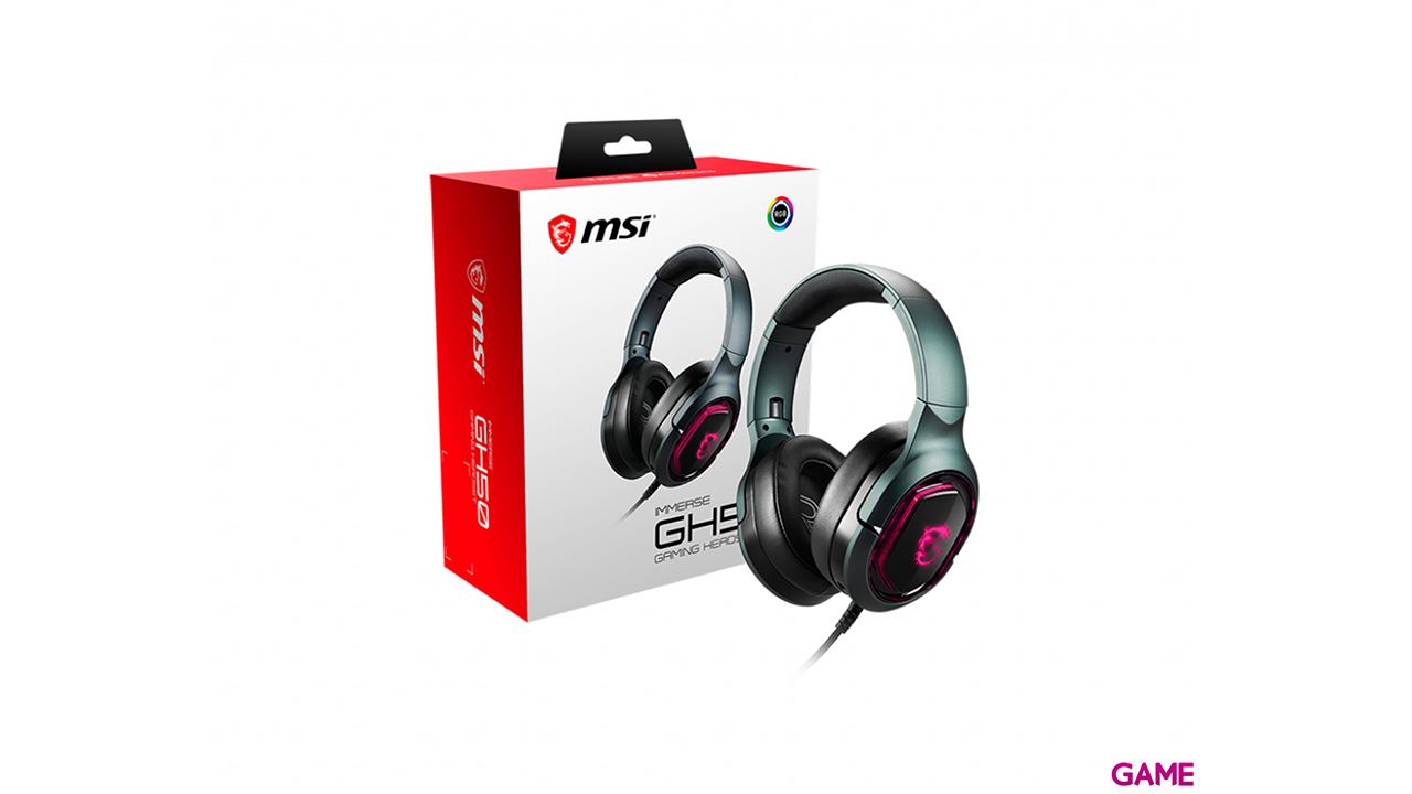 MSI Immerse GH50 7.1 USB RGB PC-PS4-PS5 - Auriculares Gaming-4
