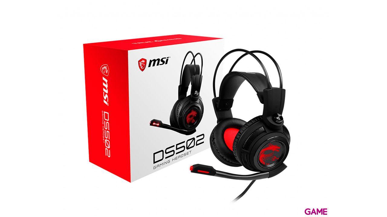 MSI DS502 7.1 USB LED Rojo - Auriculares Gaming-4