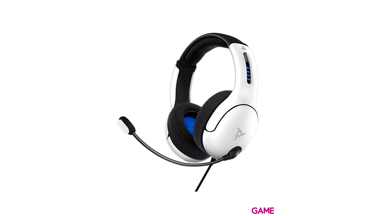 Auriculares PDP LVL50 Blancos PS5-PS4 -Licencia oficial--1