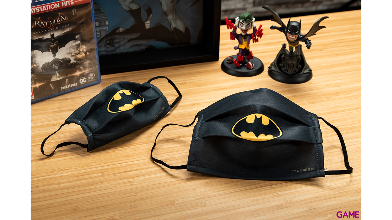 Mascarilla Batman Negro Grande-2
