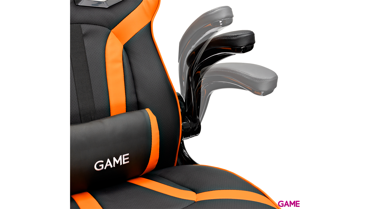 GAME Racing GT210 Naranja-Negro -  Silla Gaming-6
