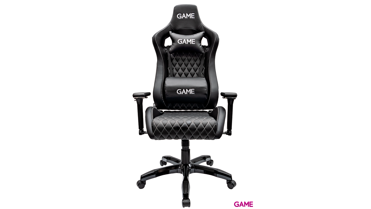 GAME RACING Premium GT500 Silver Edition - Silla Gaming-1