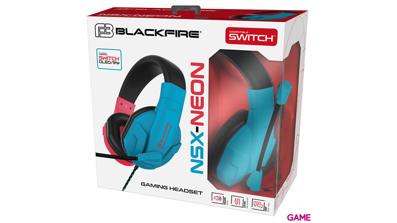 Auriculares Ardistel Blackfire NSX-Neón para Nintendo Switch-2