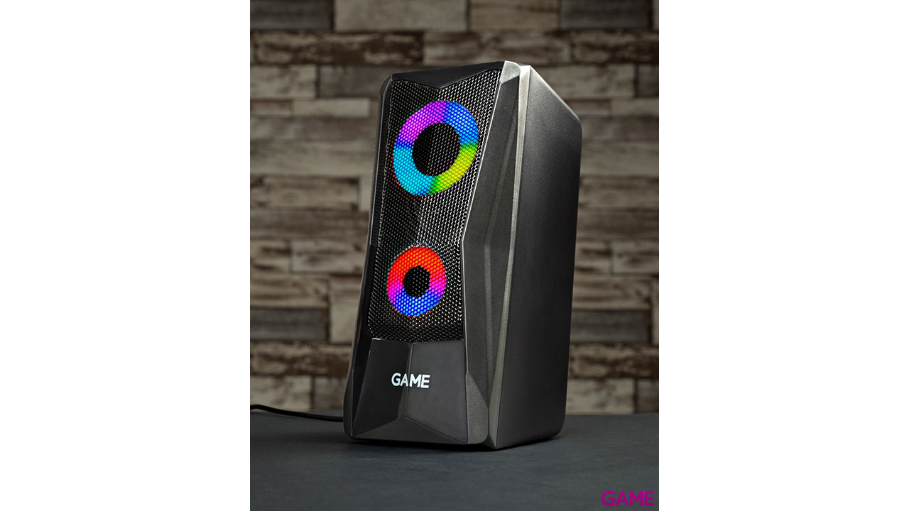 GAME SP210 2.0 RGB Speaker - Altavoces-3