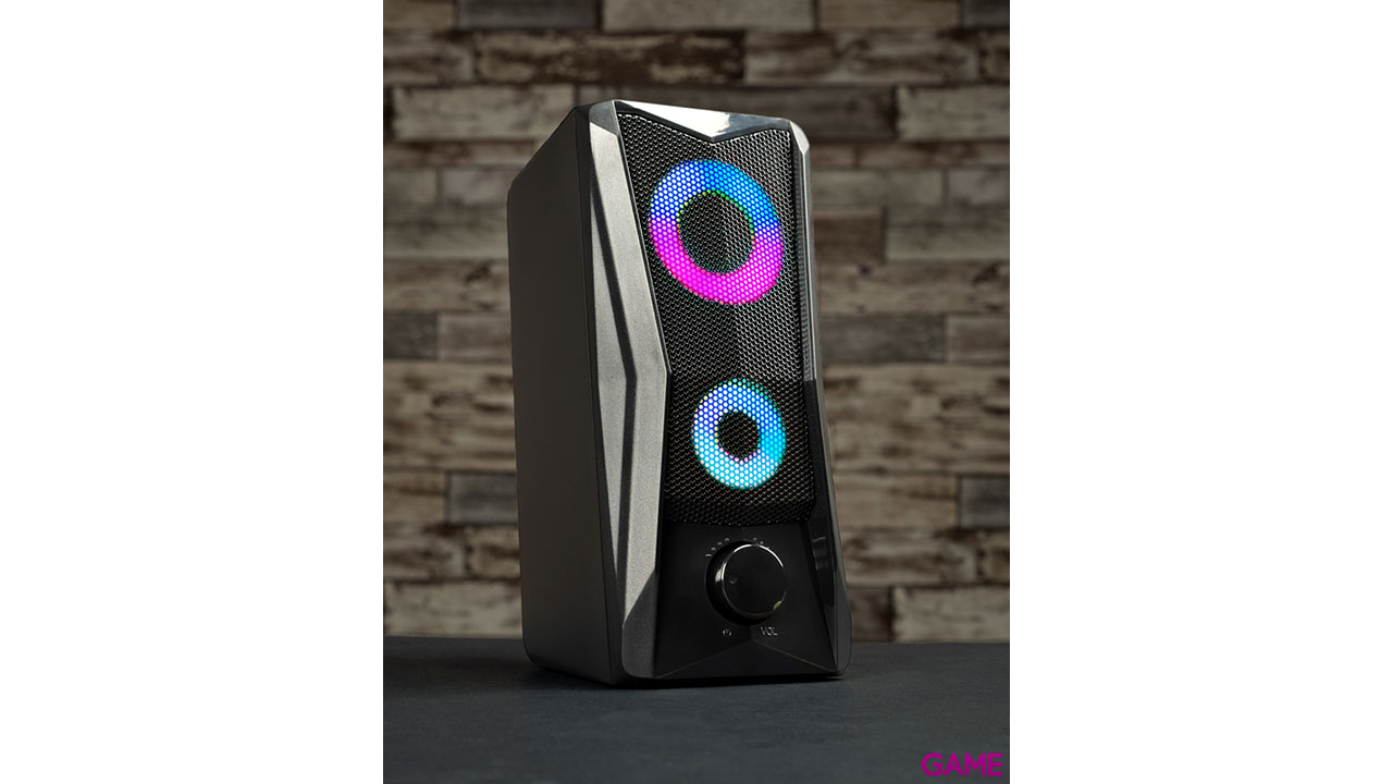 GAME SP210 2.0 RGB Speaker - Altavoces-4