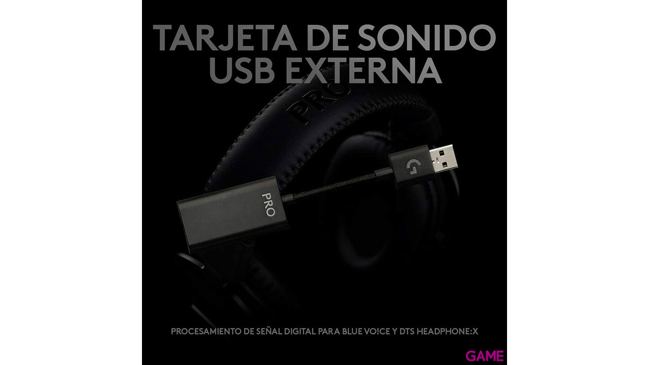 Logitech PRO X Wireless LIGHTSPEED USB - Auriculares Gaming Inalámbricos-5