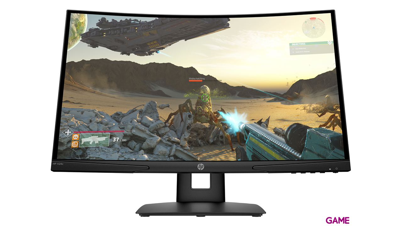 HP X24c  - 23,8´´ Full HD VA 144Hz Freesync - Monitor Gaming Curvo-0