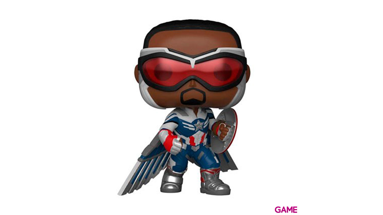 Figura POP Falcon y el Soldado de Iniverno: Capitán América-0