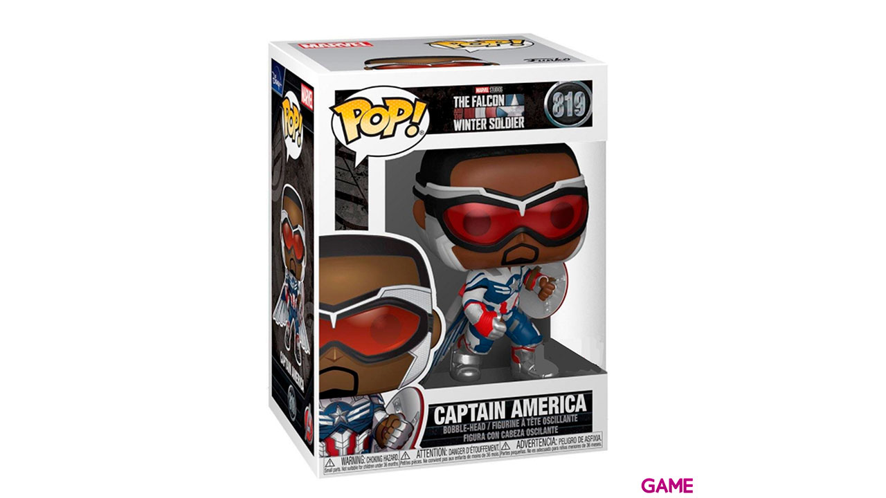 Figura POP Falcon y el Soldado de Iniverno: Capitán América-1