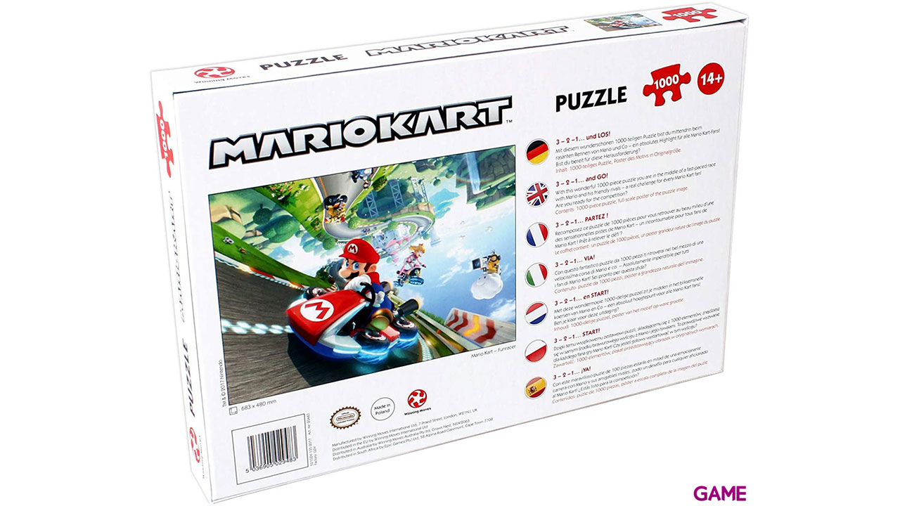 Puzzle Mario Kart 1000 piezas-4