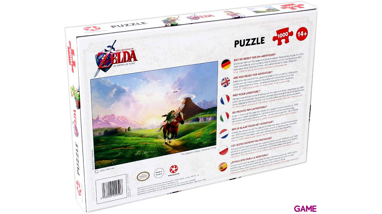 Puzzle The Legend of Zelda Ocarina of Time 1000 piezas-3
