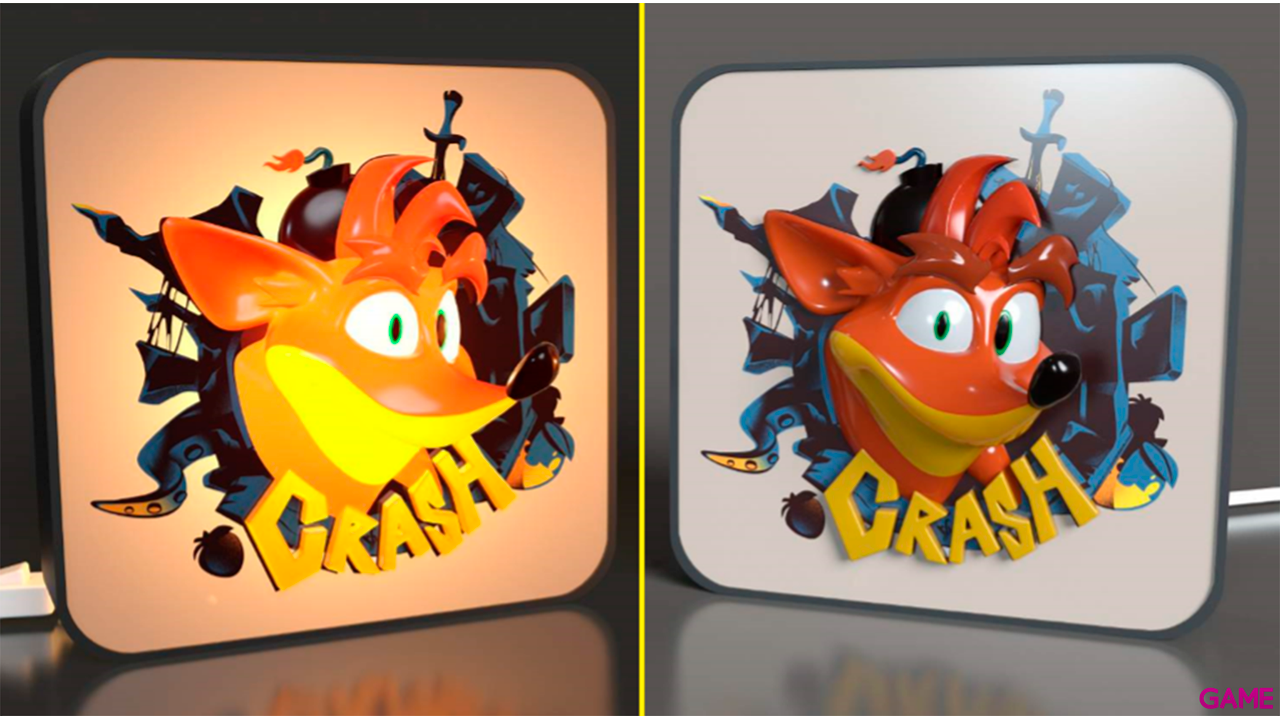 Lámpara de Pared Crash Bandicoot-1