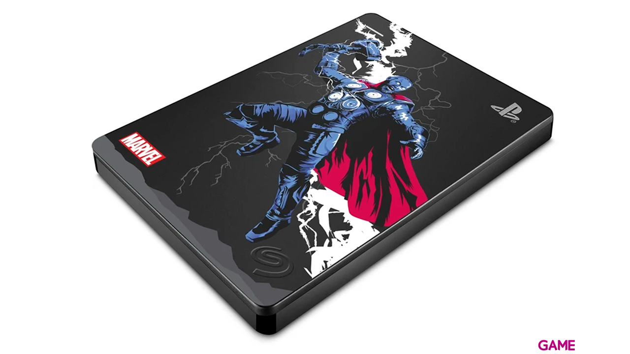 Seagate Game Drive 2TB Marvel Avengers Thor Special Edition - Disco Duro Externo-4