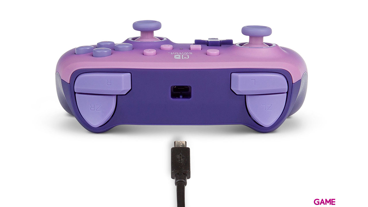 Controller con Cable PowerA Lilac Fantasy -Licencia oficial--3