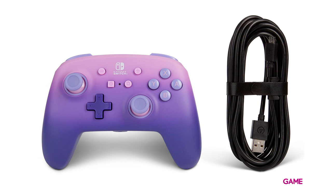 Controller con Cable PowerA Lilac Fantasy -Licencia oficial--4