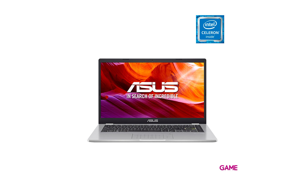 ASUS E410MA-EK018TS - Celeron N4020 - 4Gb - 64Gb eMMC - 14´´ - Blanco - Ordenador Portátil-0
