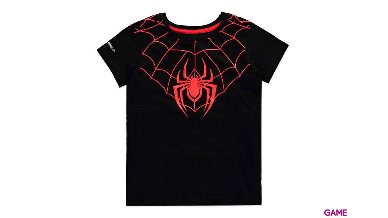 Camiseta Spider-Man Miles Morales Talla 98-104cms-0