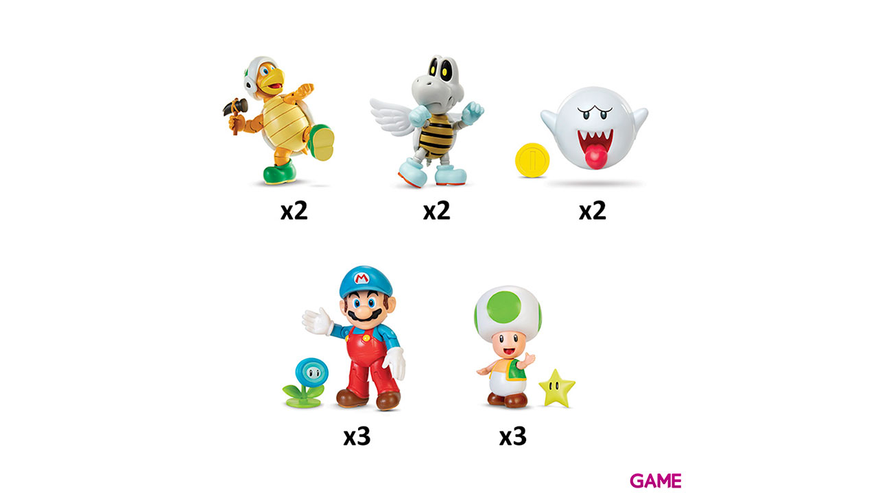 Figura Nintendo: Super Mario 10cm Surtido-0