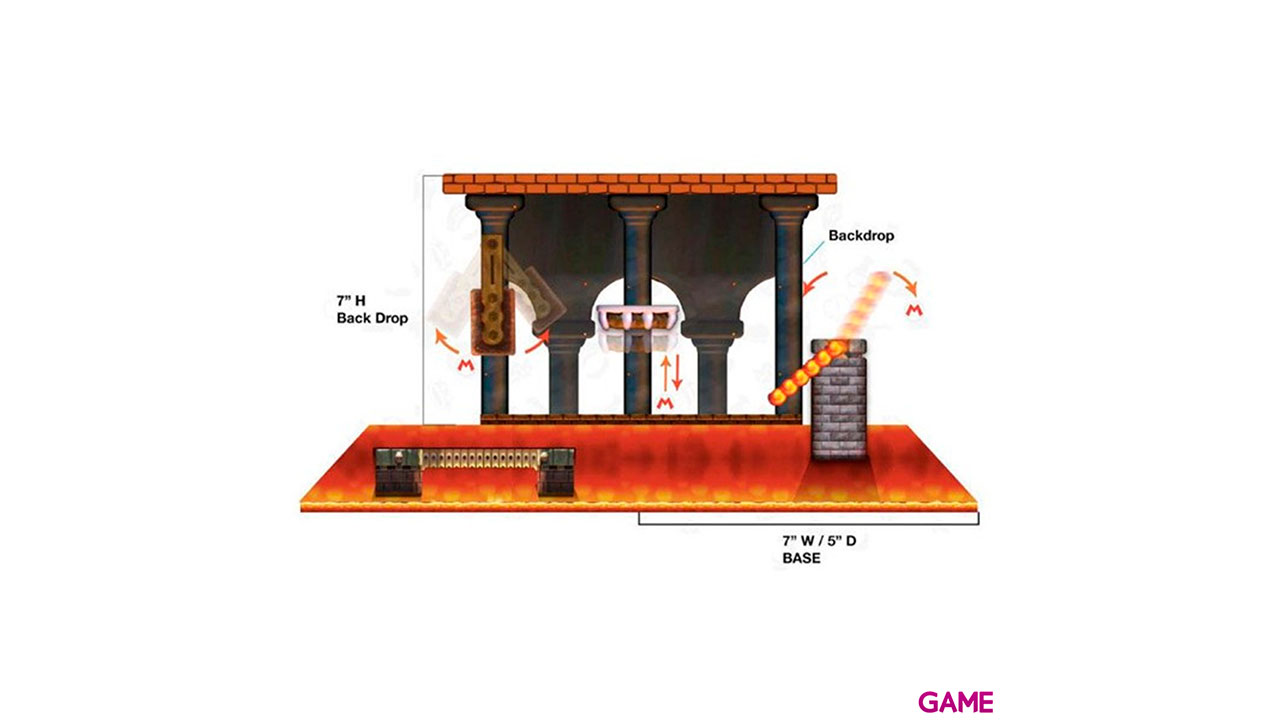 Playset Nintendo: Castillo De Lava-2