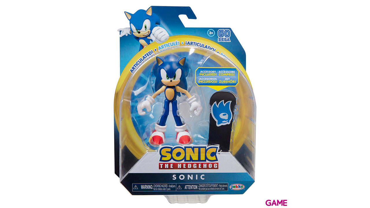 Figura Sonic Articulada 10cm Wave 2-4