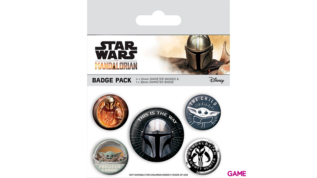 Pack de Chapas Star Wars This Is The Way-0