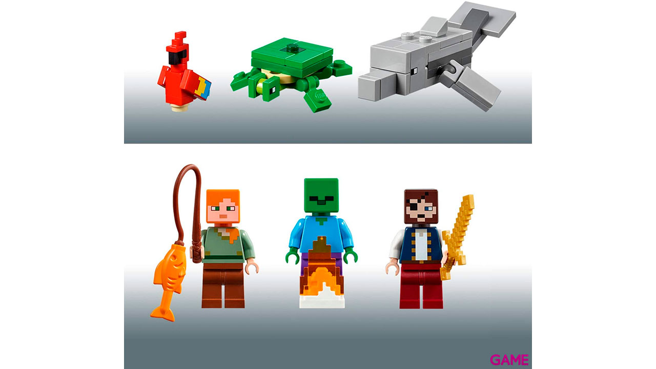 LEGO Minecraft: La Aventura del Barco Pirata-2