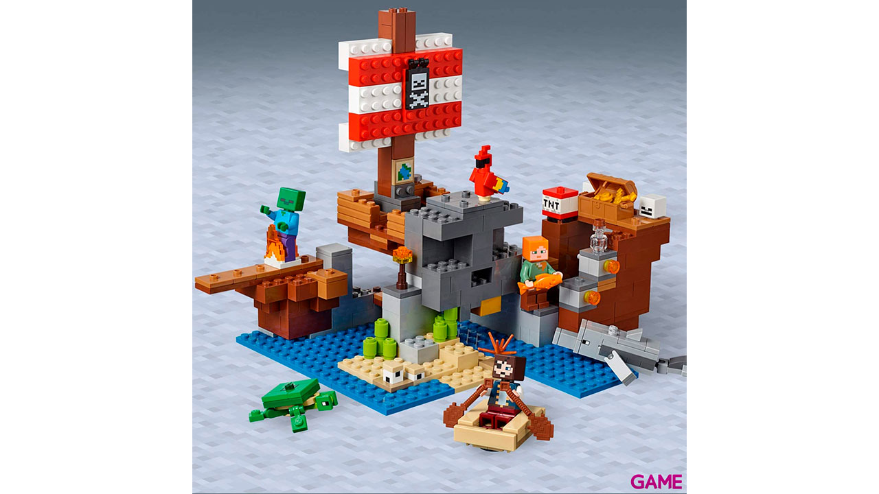 LEGO Minecraft: La Aventura del Barco Pirata-6