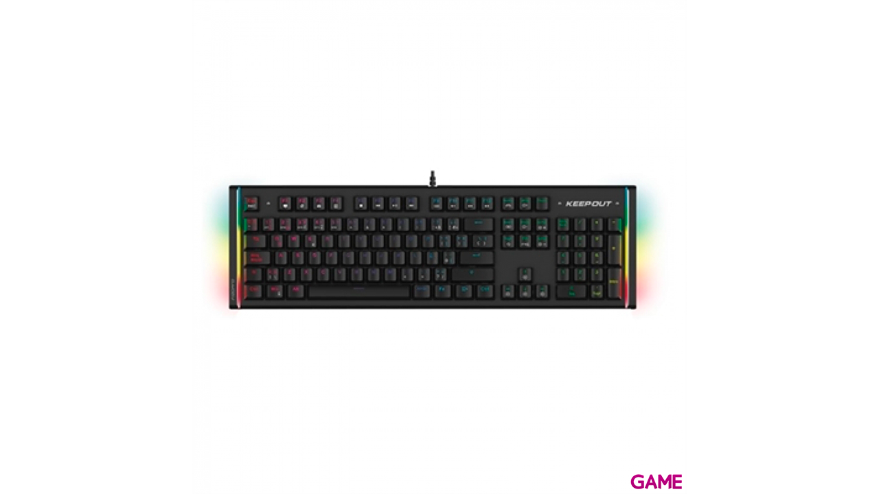 Keep Out F120Pro Mecánico Switch Blue RGB - Teclado Gaming-0