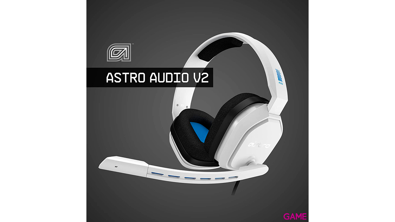 ASTRO A10 WHITE PC- PS4-PS5-XBOX-SWITCH-MOVIL - Auriculares Gaming-2