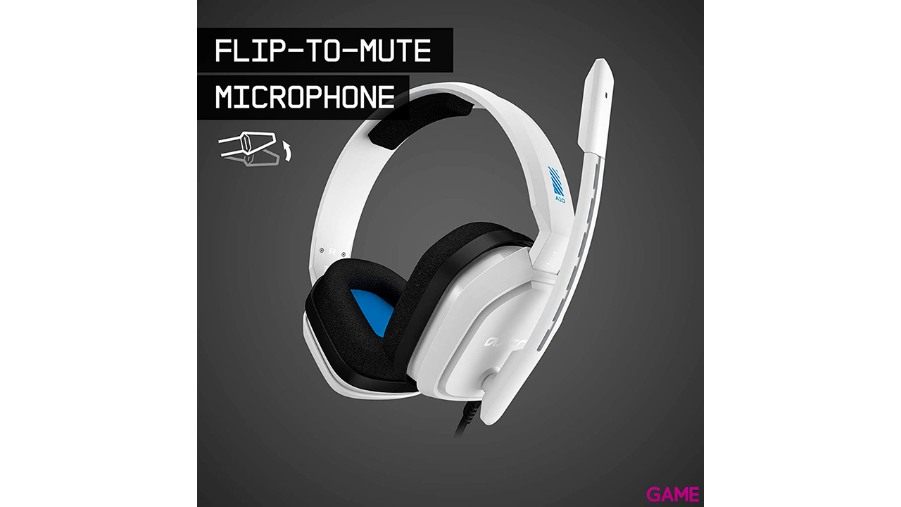 ASTRO A10 WHITE PC- PS4-PS5-XBOX-SWITCH-MOVIL - Auriculares Gaming-3