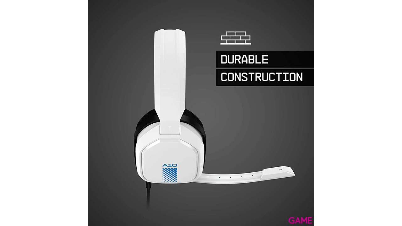ASTRO A10 WHITE PC- PS4-PS5-XBOX-SWITCH-MOVIL - Auriculares Gaming-4