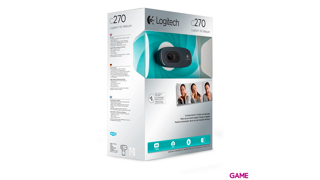 Logitech HD C270  720p - WebCam-2