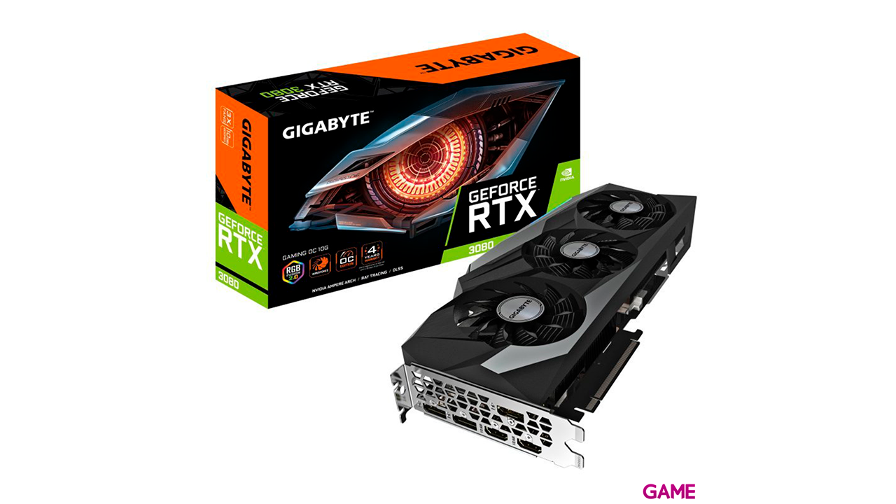 Gigabyte GeForce RTX 3080 - Gaming OC - 10Gb GDDR6x - Tarjeta Grafica Gaming-6