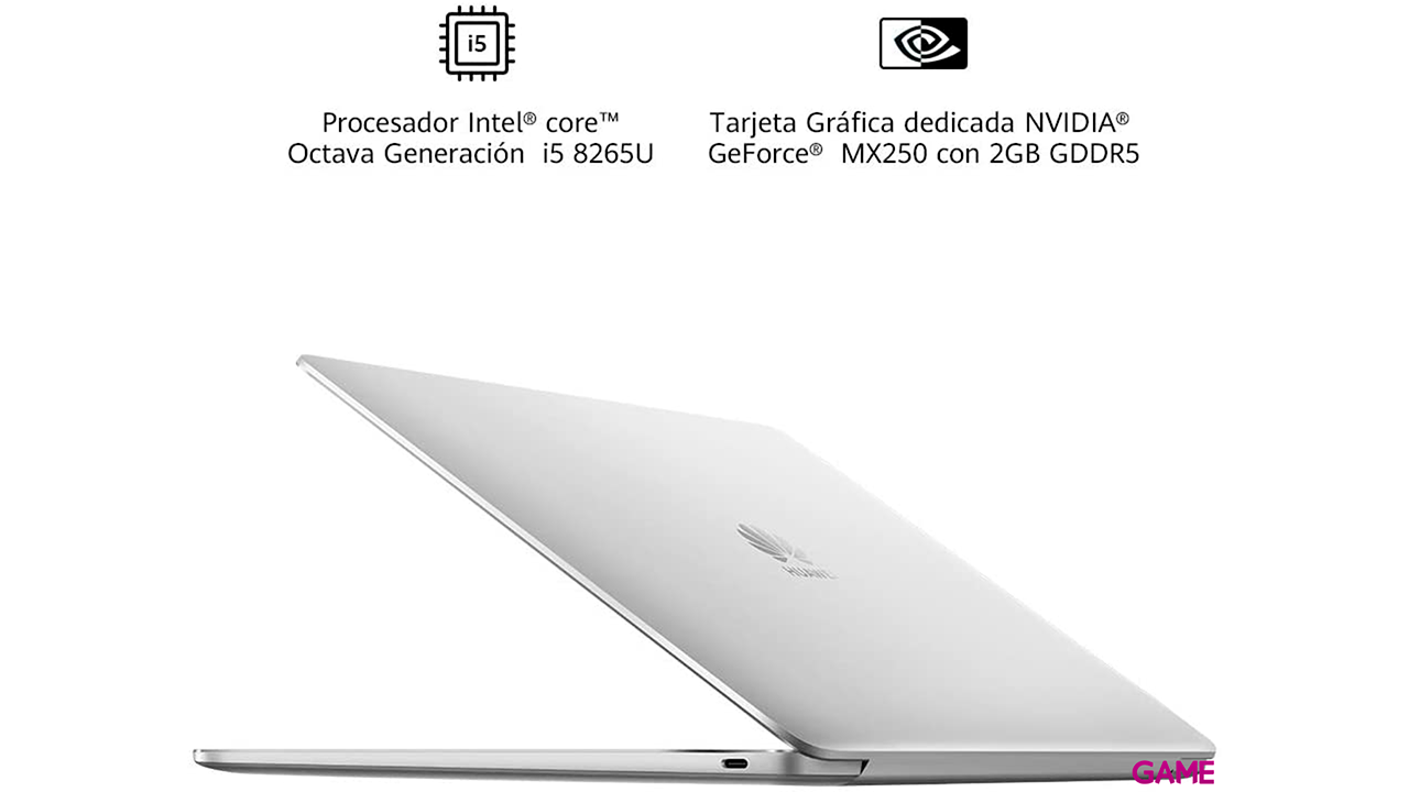 Huawei Matebook 13 - Ryzen 5 - 3500U - 8Gb - 512Gb SSD - 13´´ - W10 - Ordenador Portátil-3