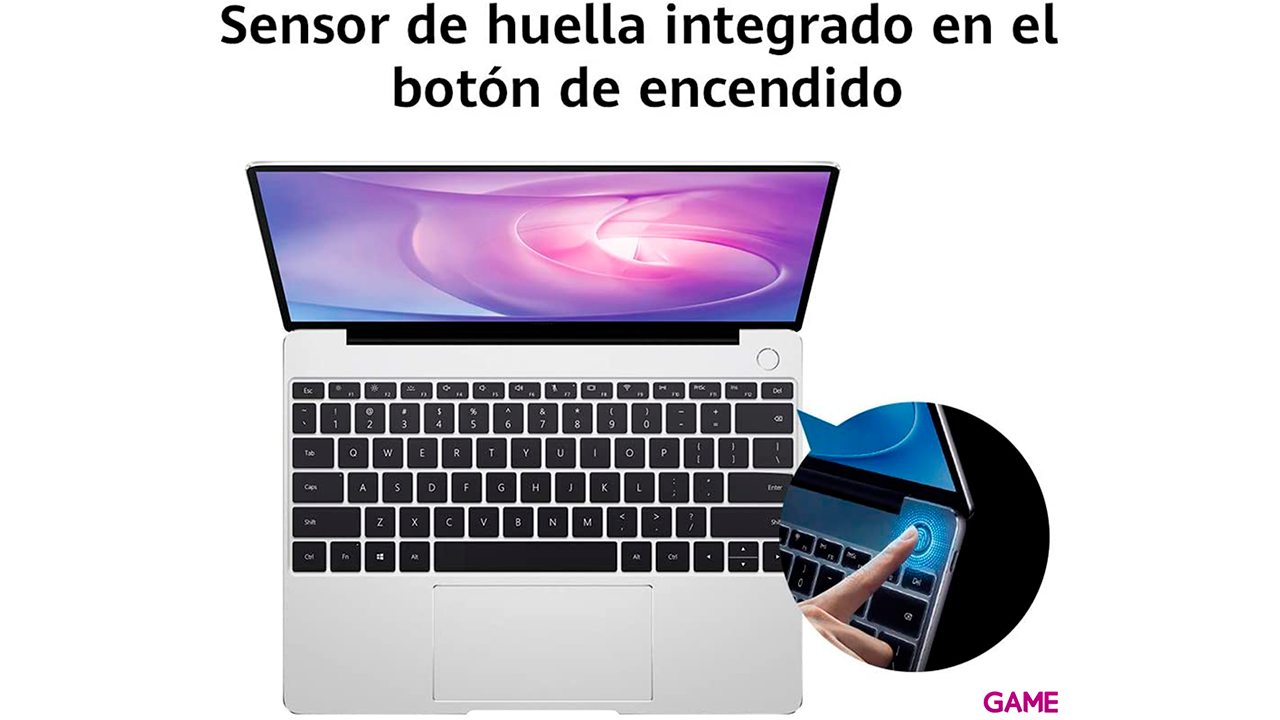 Huawei Matebook 13 - Ryzen 5 - 3500U - 8Gb - 512Gb SSD - 13´´ - W10 - Ordenador Portátil-4