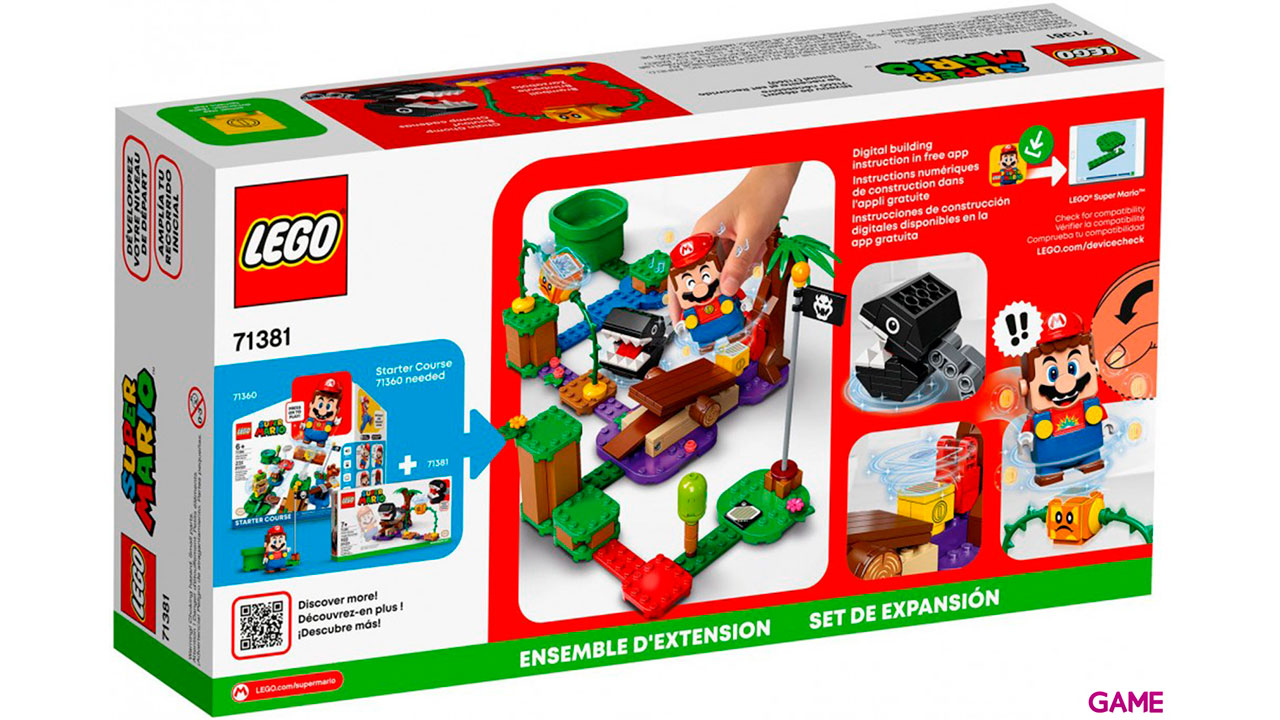 LEGO Super Mario Set de Expansión: Batalla en la jungla contra el Chomp Cadenas 71381-1