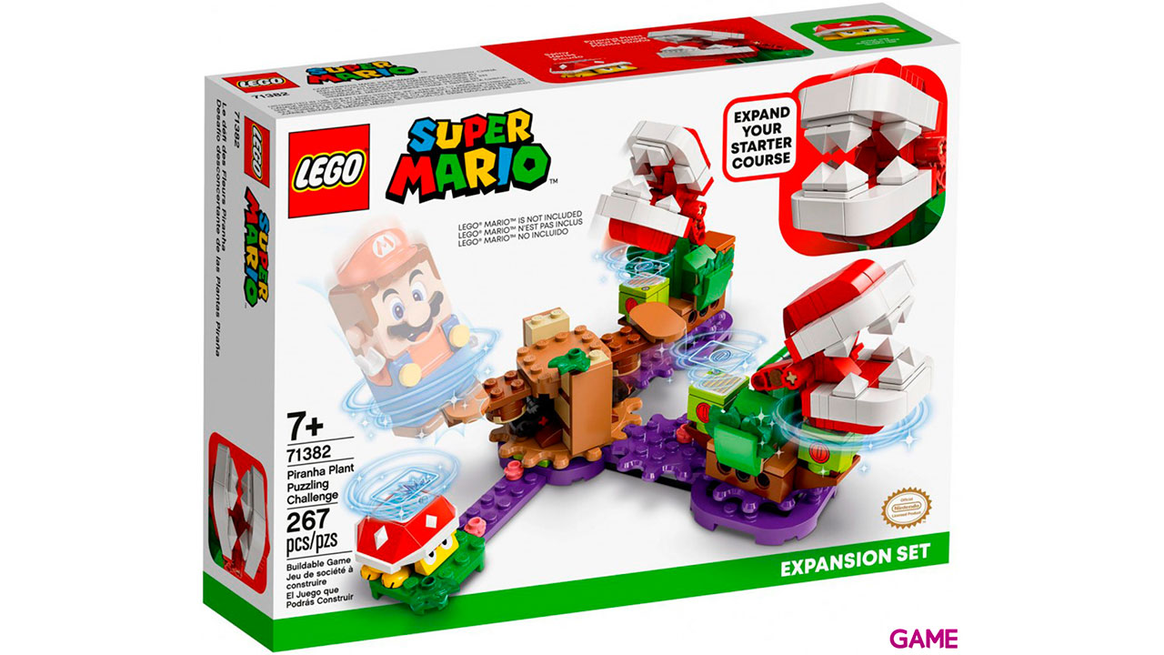 LEGO Super Mario Set de Expansión: Desafío desconcertante de las Plantas Piraña 71382-0