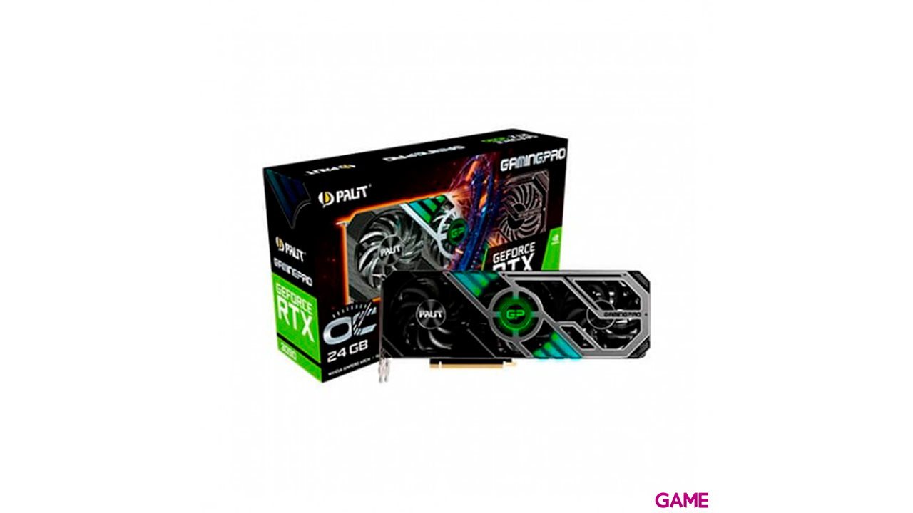 Palit RTX 3090 Gaming Pro OC - 24Gb GDDR6x - Tarjeta Grafica-0