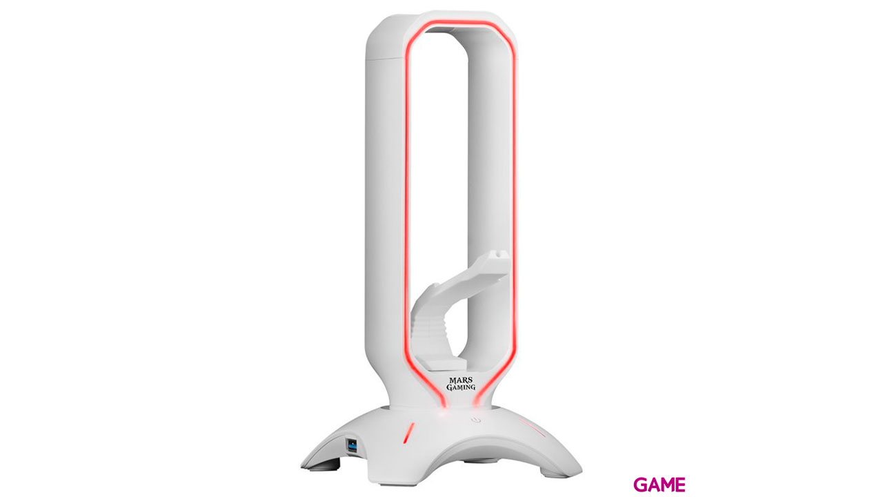Mars Gaming MHHPRO 3IN1 Soporte Auricuares - Bungee - Hub USB-0