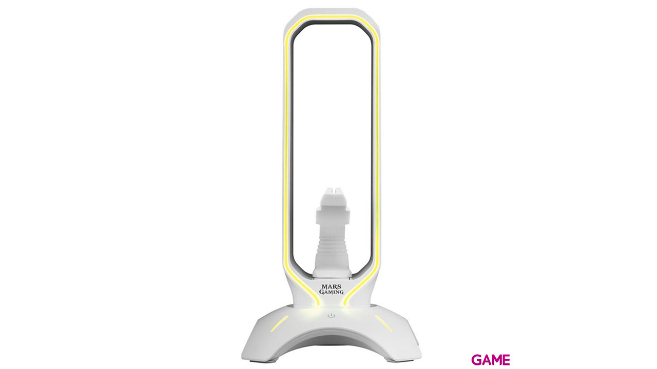Mars Gaming MHHPRO 3IN1 Soporte Auricuares - Bungee - Hub USB-2