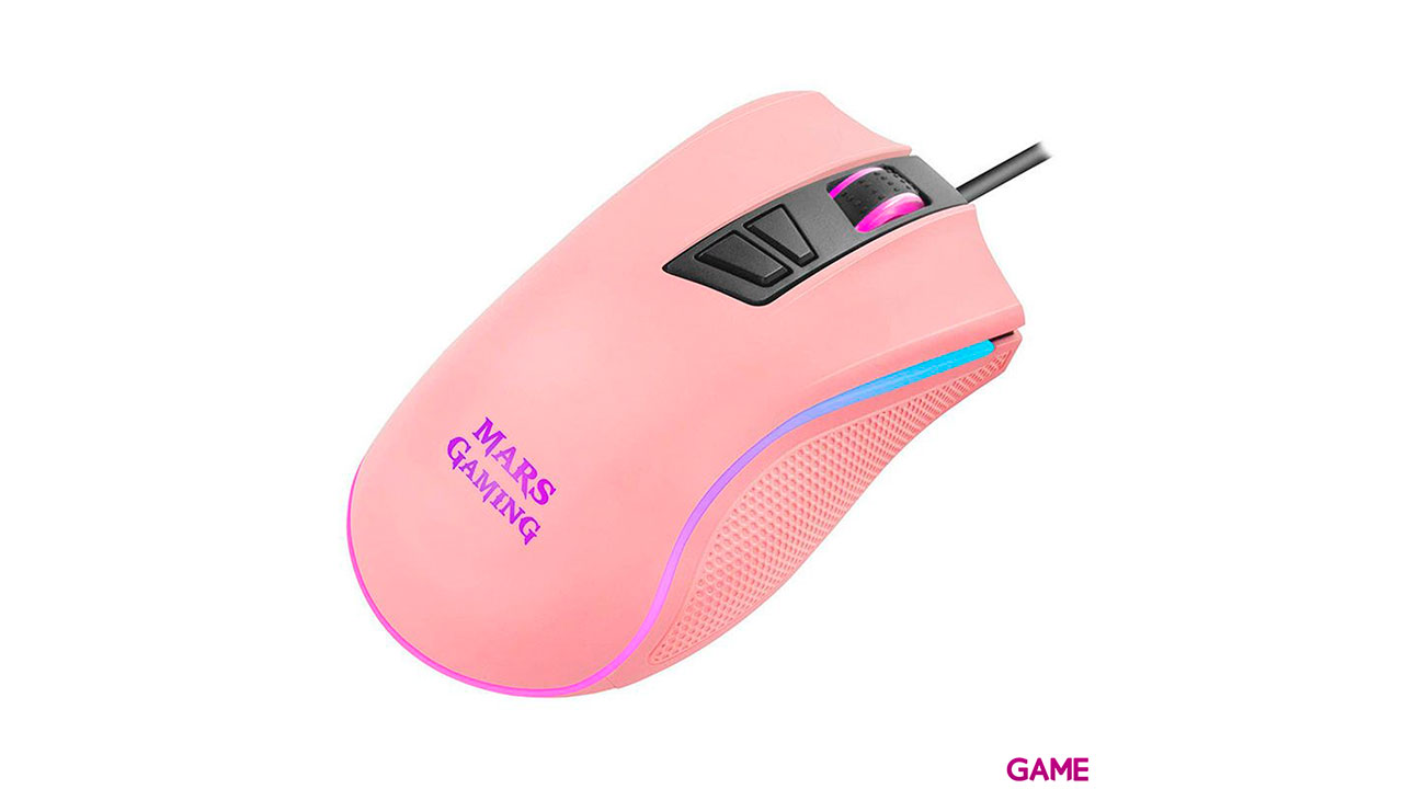 MARS GAMING MM218 PINK EDITION - Raton Gaming-1