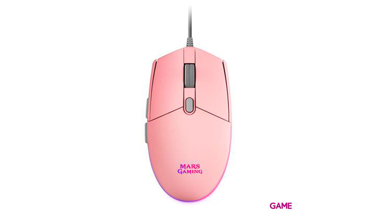 Mars Gaming MMG Optical Mouse Rosa - Raton-0