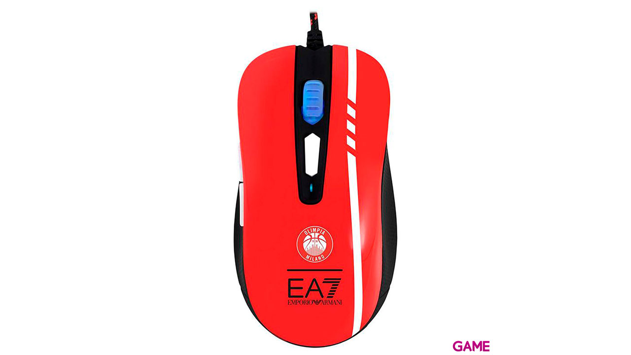 Mars Gaming MMEA7 EMPORIO ARMANI 7 OLIMPIA MILANO OFFICIAL LICENSED GAMING MOUSE-0
